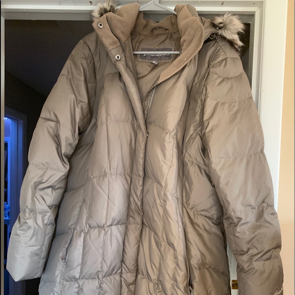 Women’s Eddie Bauer down long warm winter coat xxl